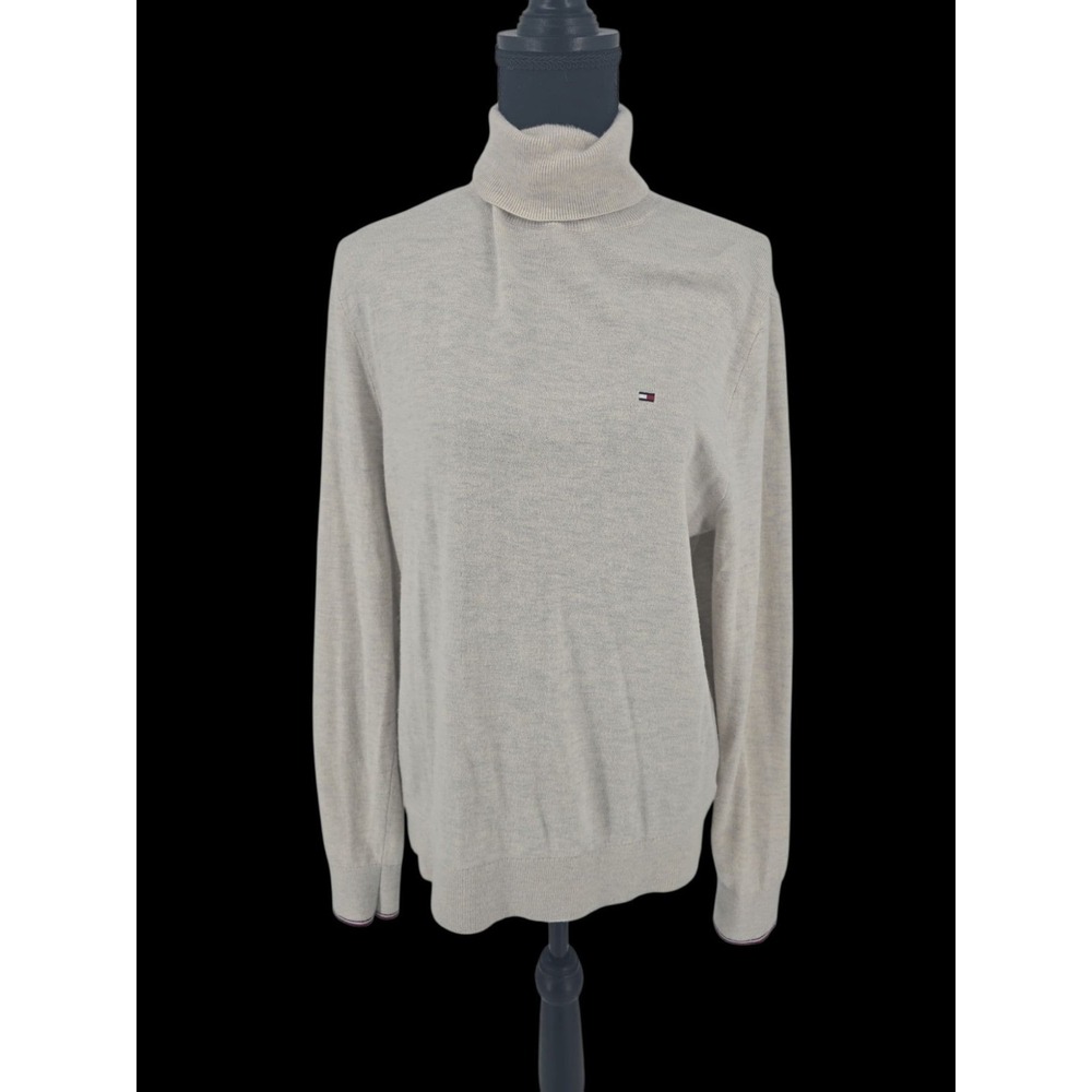 Tommy HILFIGER Turleneck Sweater Women's Medium Gray